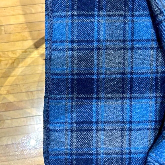 🧥Stylish Vintage ROOTS Men's Blue Plaid Jacket - Size L 🧥 - Picture 9 of 10